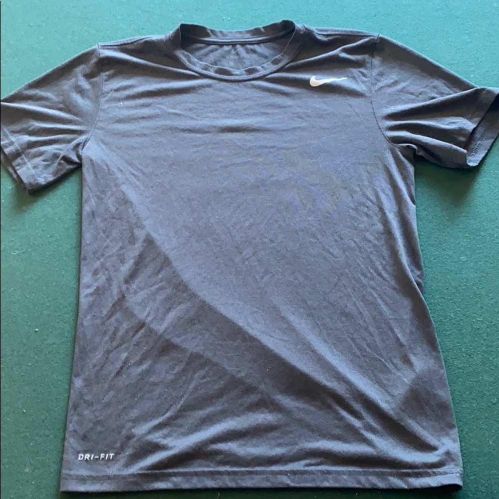 Gray Nike shirt